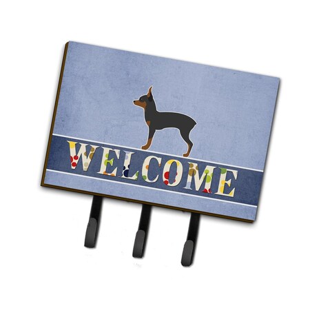 Carolines Treasures Toy Fox Terrier Welcome Leash or Key Holder BB5491TH68